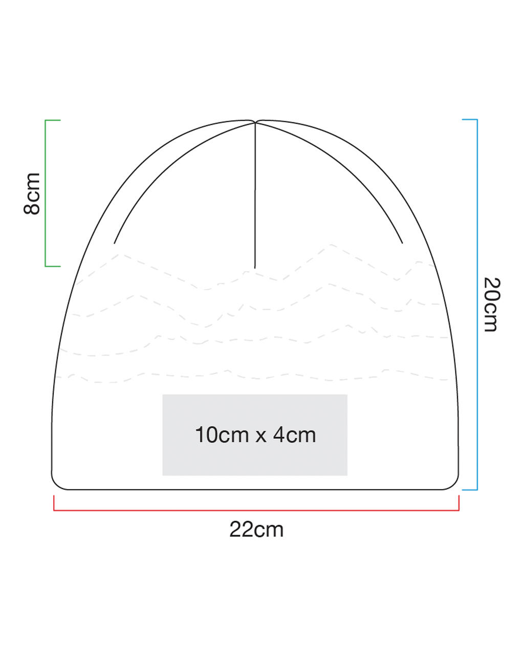 Beechfield Gorro Pull on Picos Montañososotro