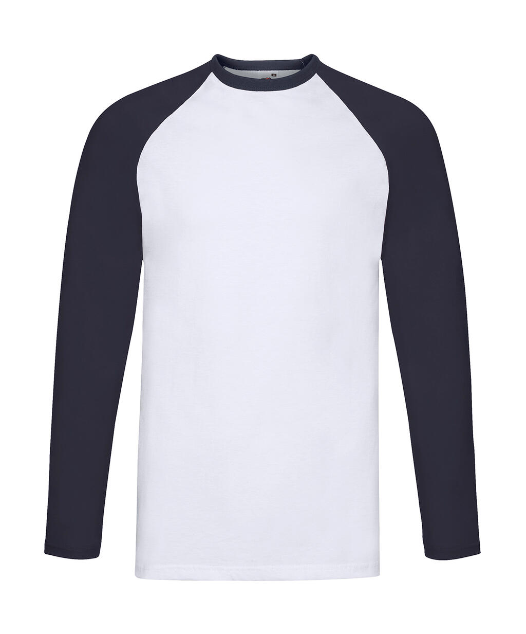 Camiseta Baseball manga larga White/Deep Navy