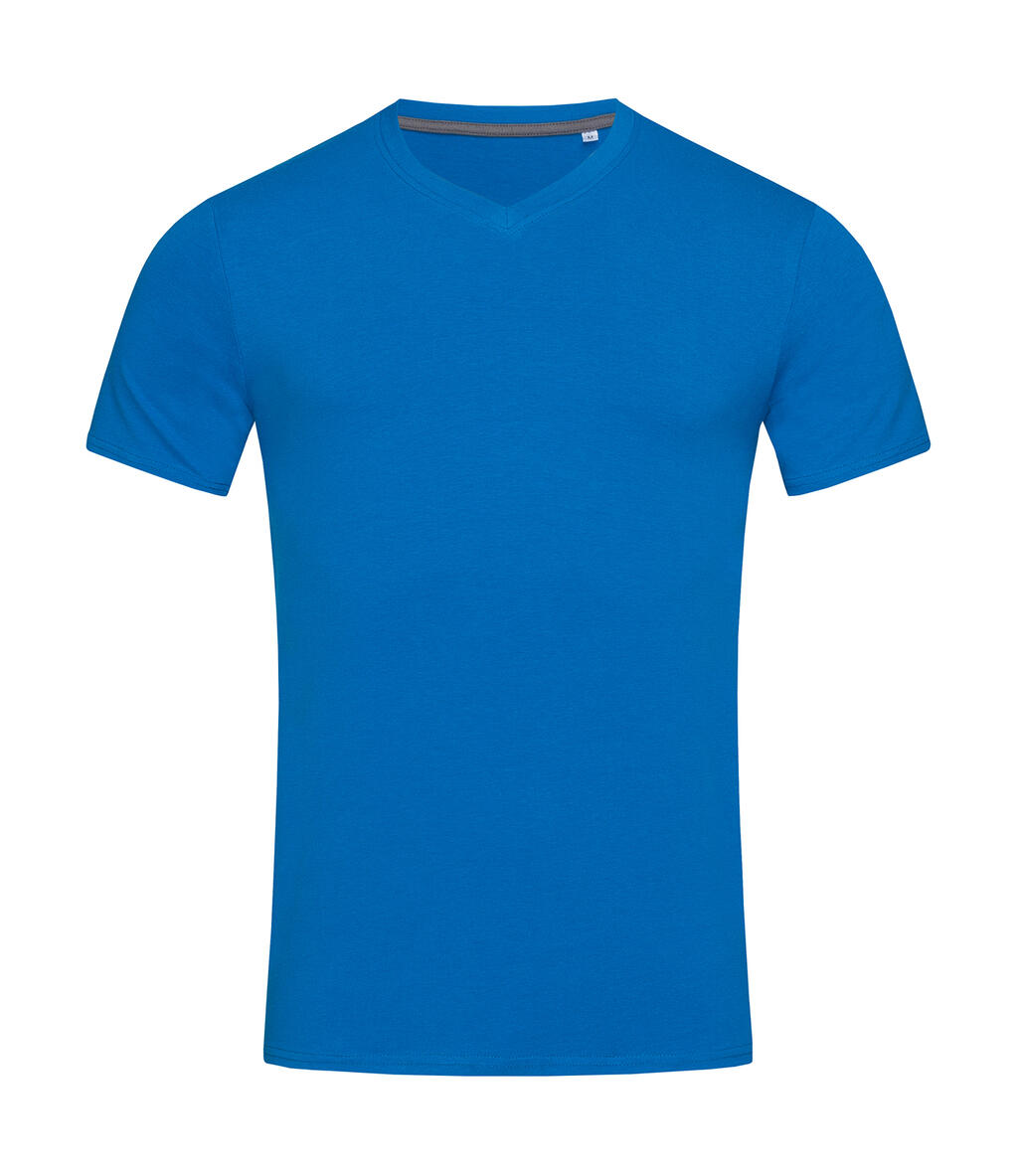 Stretch-T V-neck for men King Blue