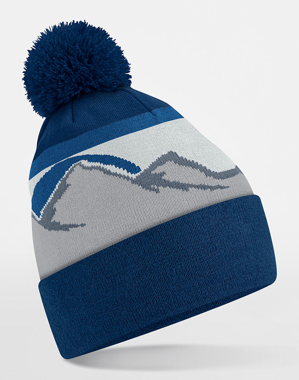 Gorro con pompón picos montañosos Rocky Peaks