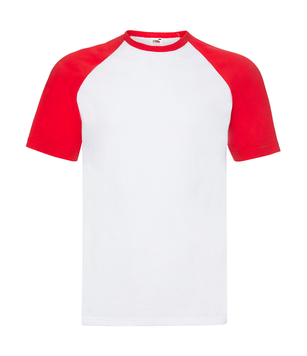 Camiseta Baseball White/Red