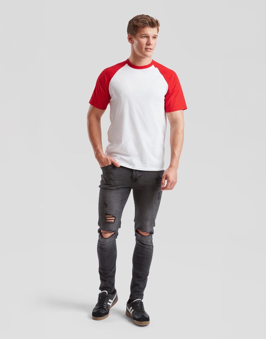  Fruit of the Loom Camiseta Baseballotro