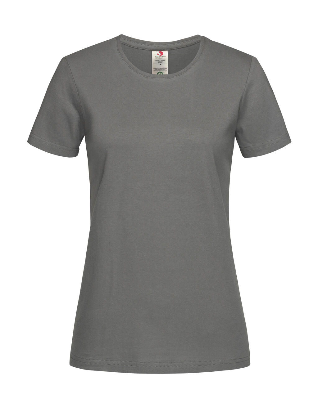 Classic-T Organic Fitted Women Real Grey