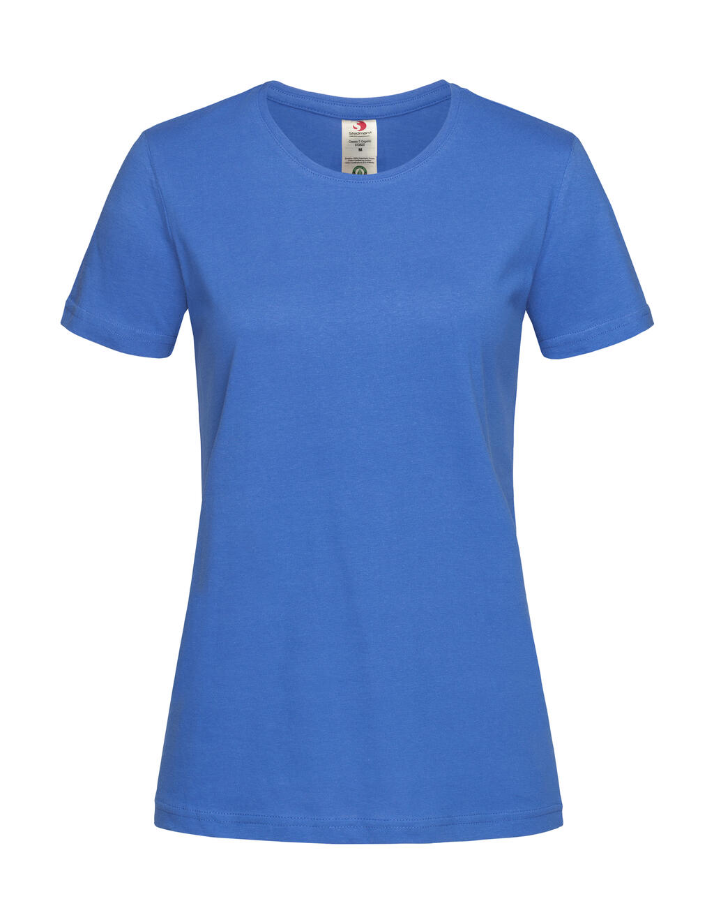 Classic-T Organic Fitted Women Bright Royal