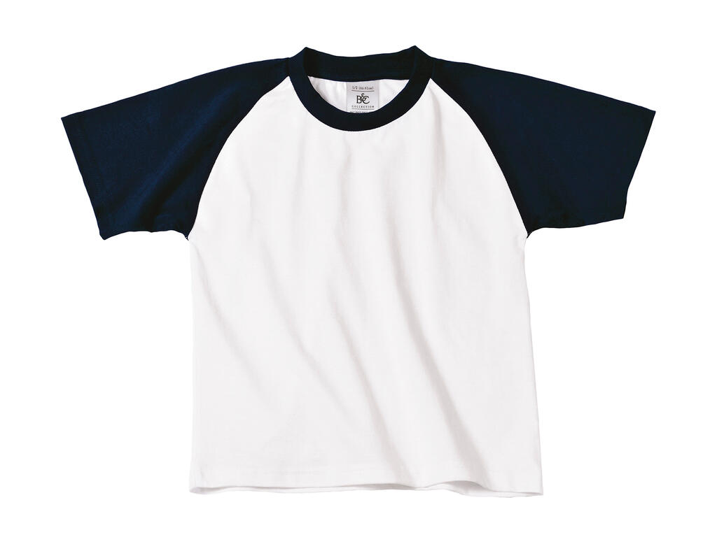 Camiseta Baseball niño  White/Navy