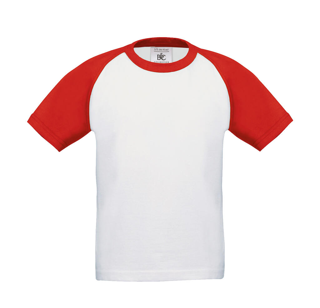 Camiseta Baseball niño  White/Red