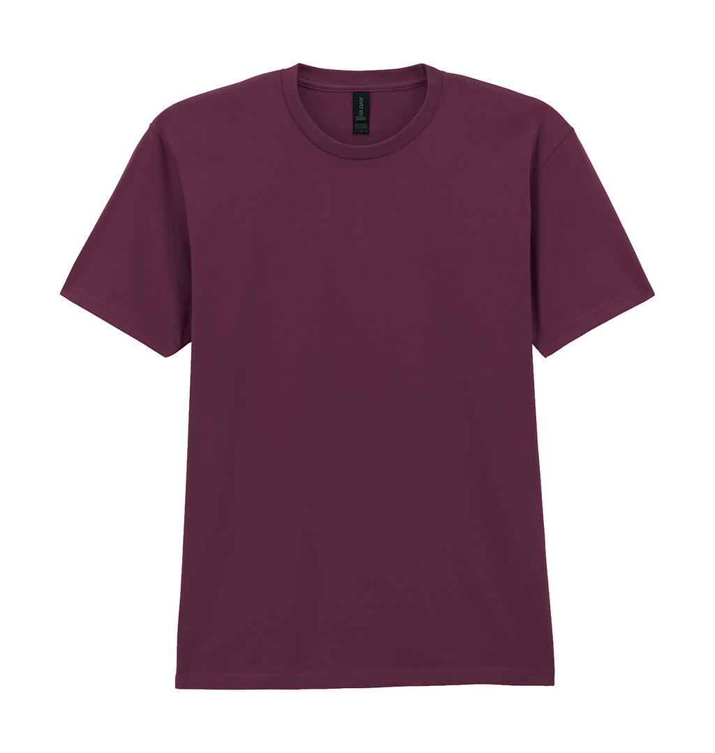 Camiseta Softstyle peso medio hombre Maroon