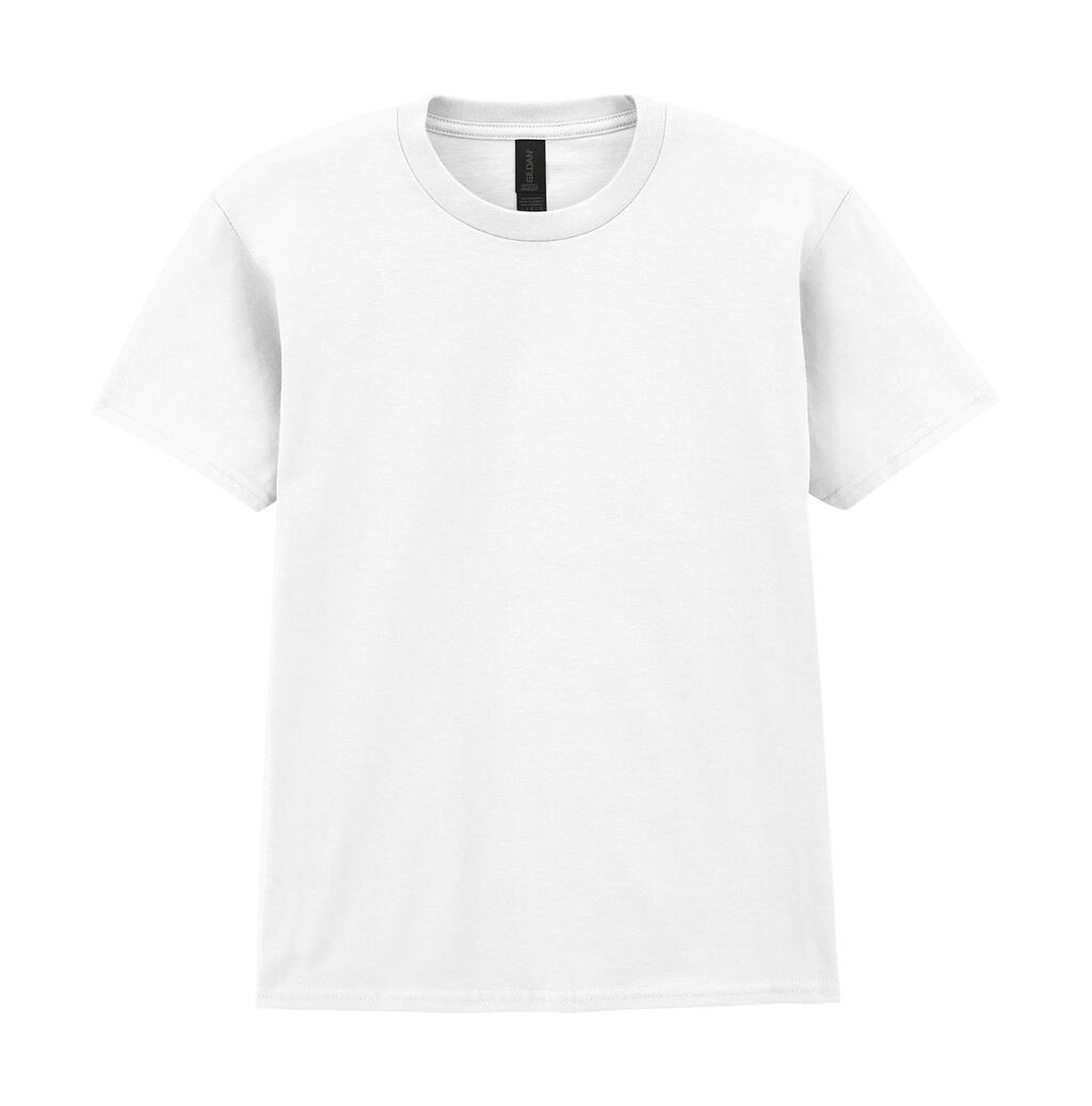 Camiseta Softstyle peso medio niños White