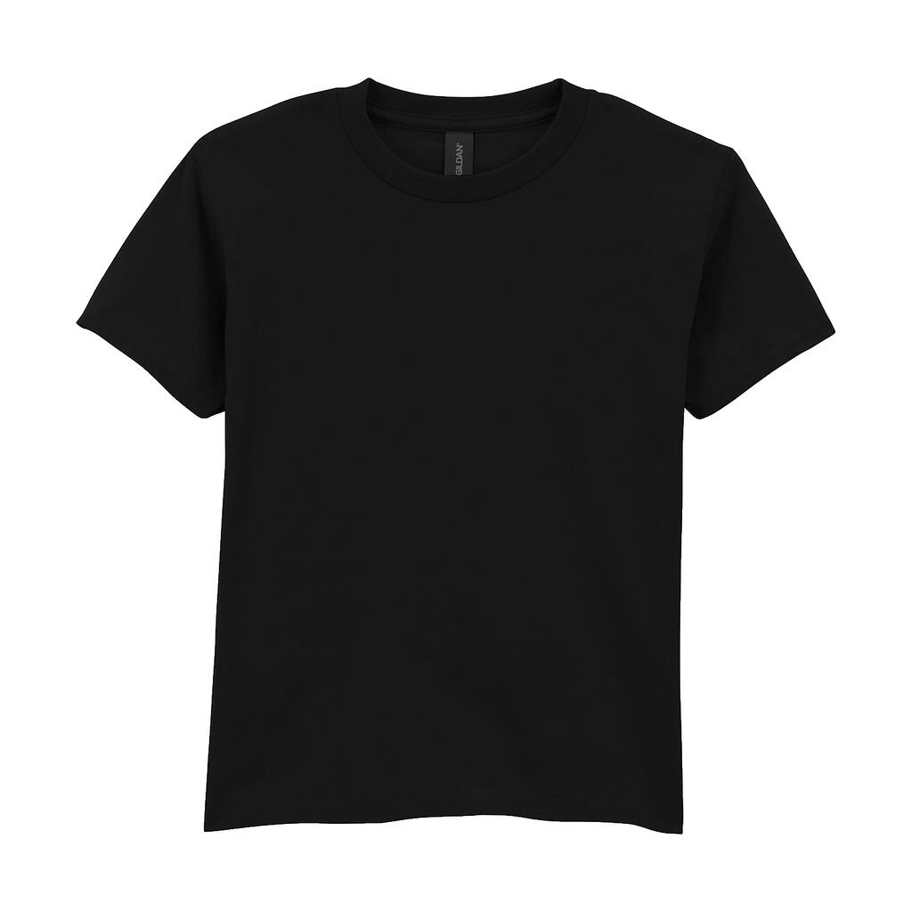 Camiseta Softstyle peso medio niños Pitch Black