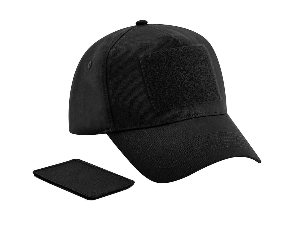 Gorra 5 paneles Parche intercambiable Black