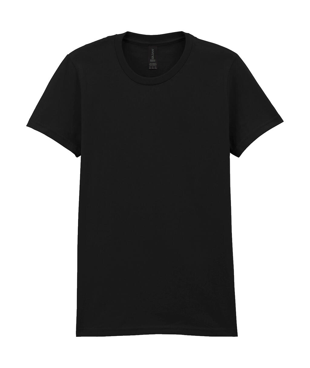Camiseta Softstyle peso medio mujer Pitch Black