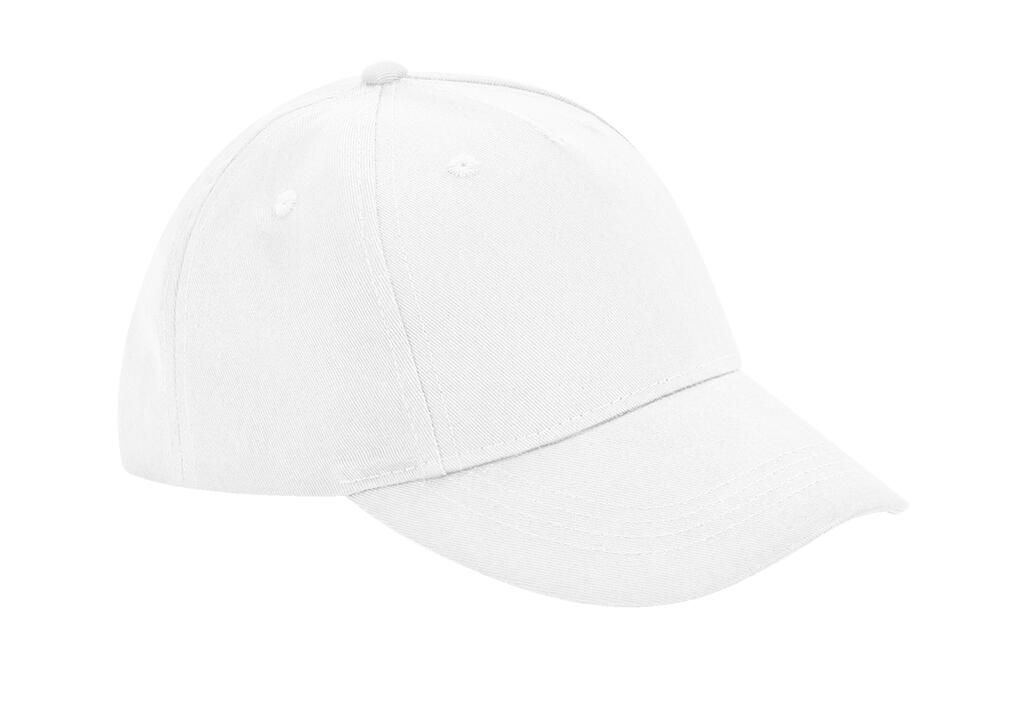 Gorra Orgánica 5 paneles Junior White