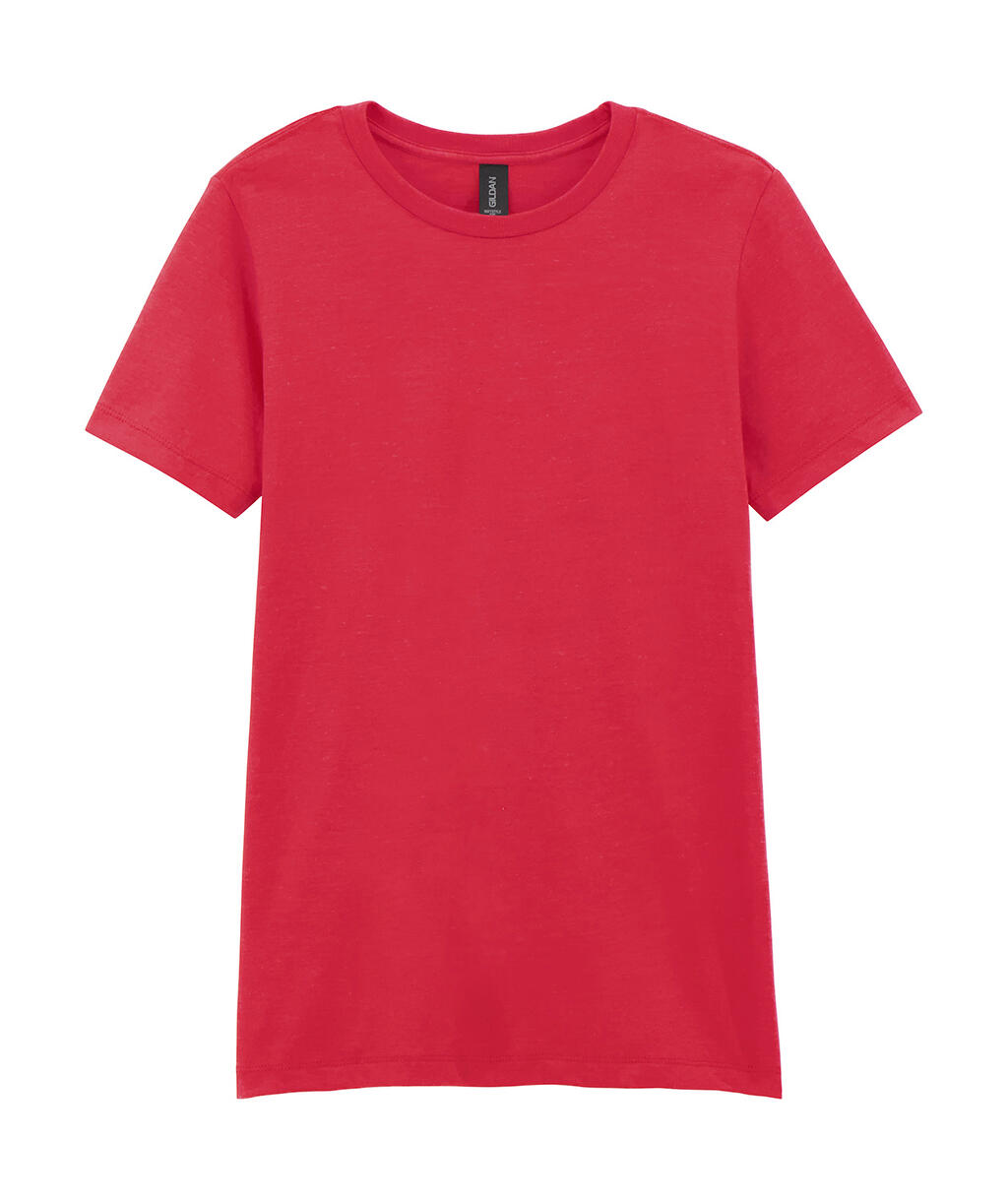 Camiseta Softstyle CVC mujer Red Mist