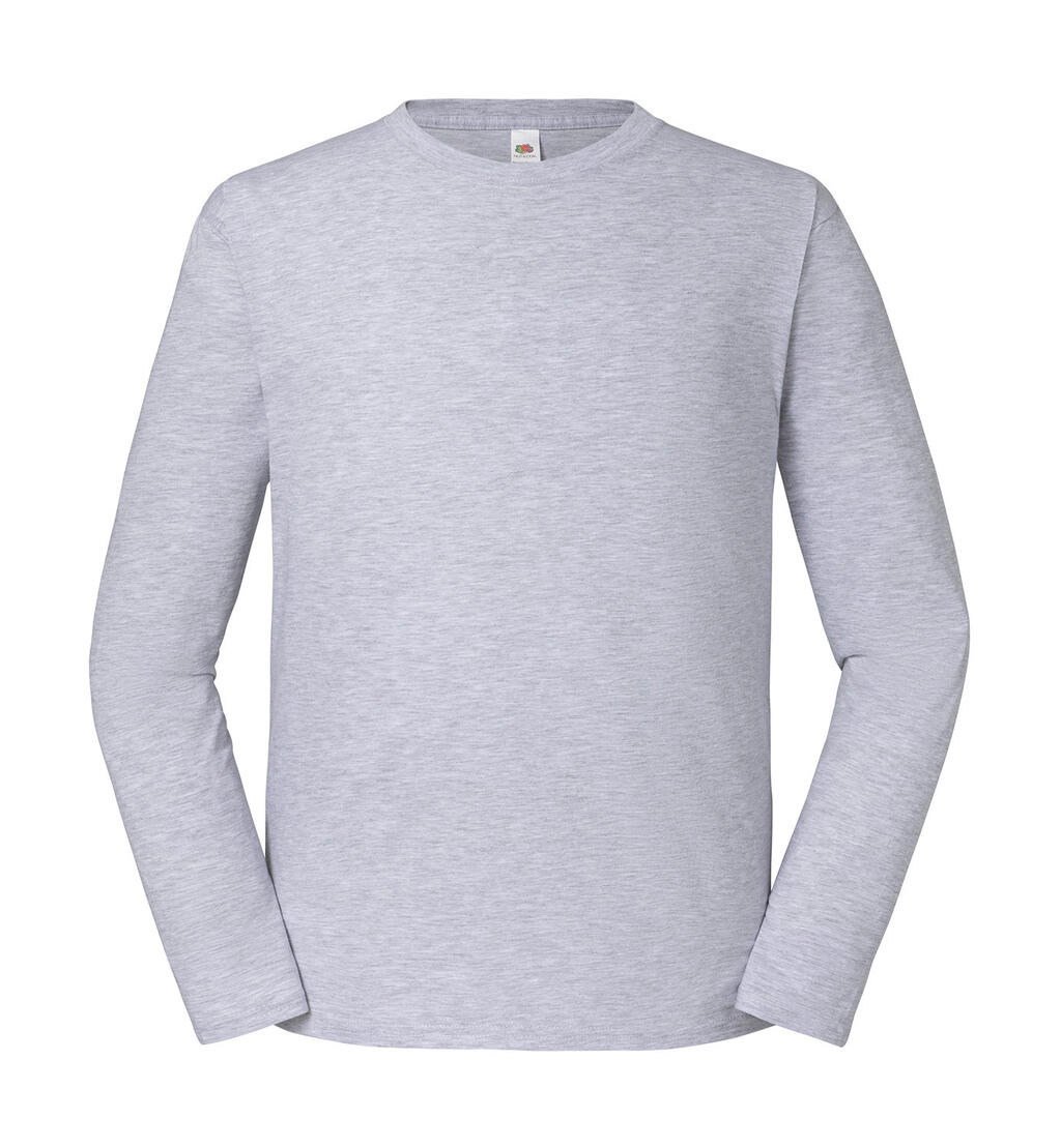 Camiseta Premium Manga Larga Iconic 195 Heather Grey