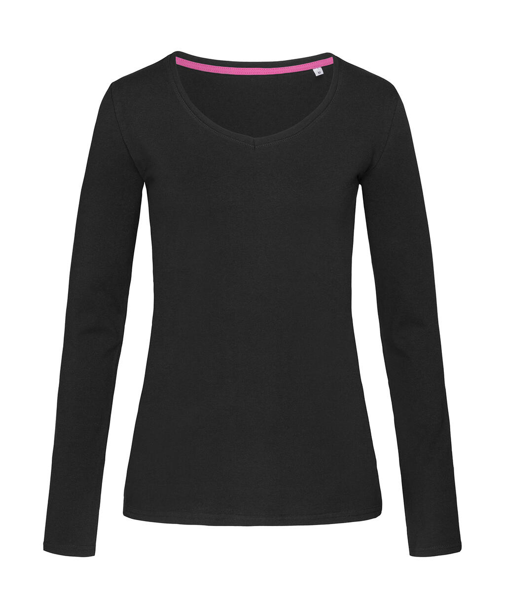 Stretch-T Long Sleeve for women Black Opal