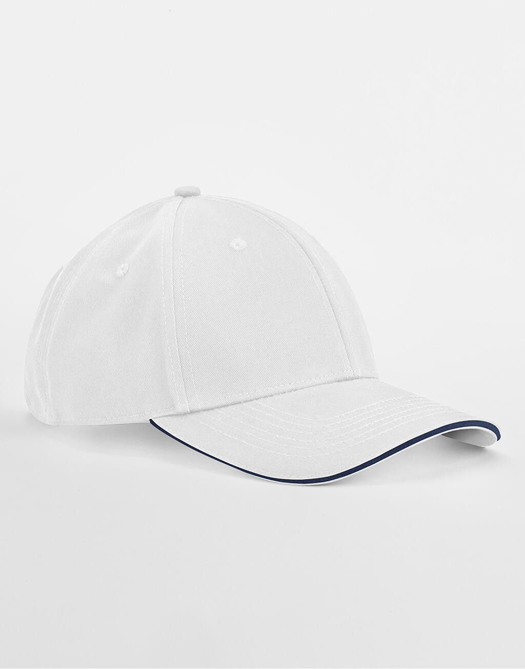 Gorra.EarthAware® Clas. Algodón org. Sandwich P. White/French Navy