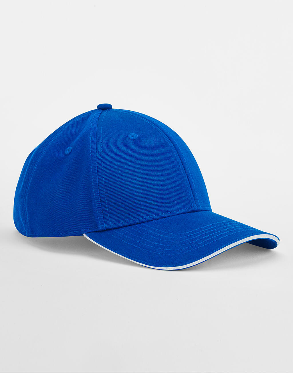 Gorra.EarthAware® Clas. Algodón org. Sandwich P. Bright Royal/White