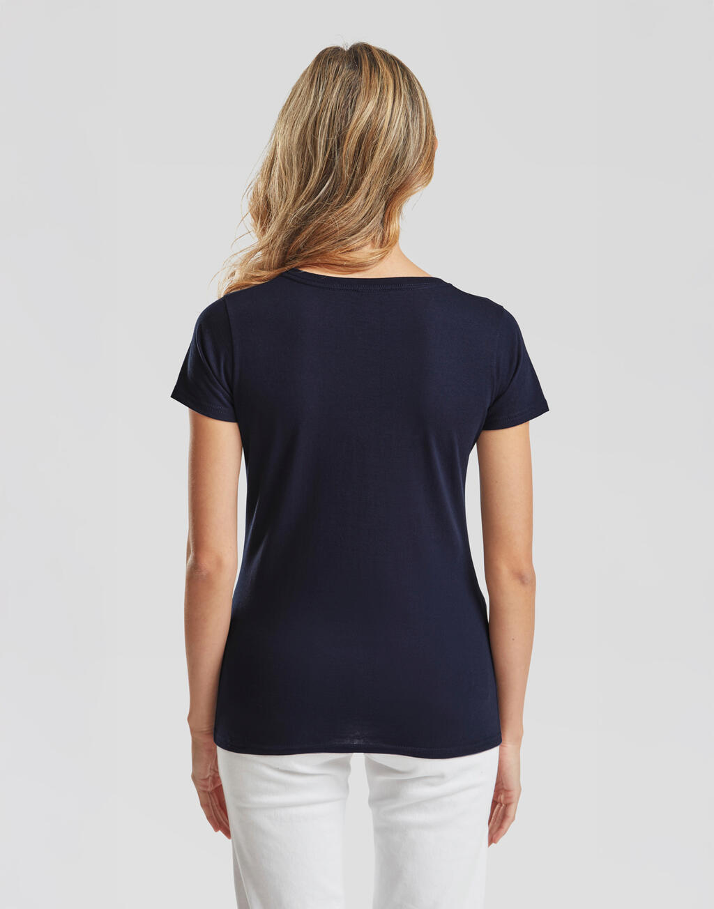  Fruit of the Loom Camiseta cuello V Valueweight corte femeninootro