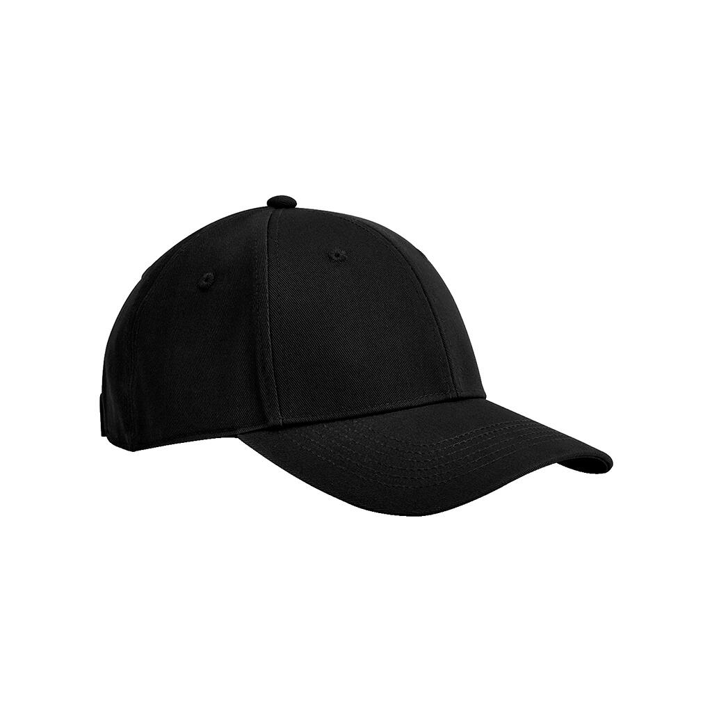 Gorra EarthAware® Junior Clas. Algodón Org. 6Panel Black