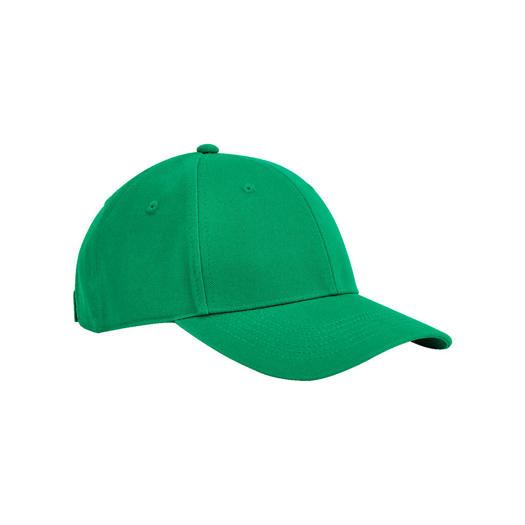 Gorra EarthAware® Junior Clas. Algodón Org. 6Panel Kelly Green