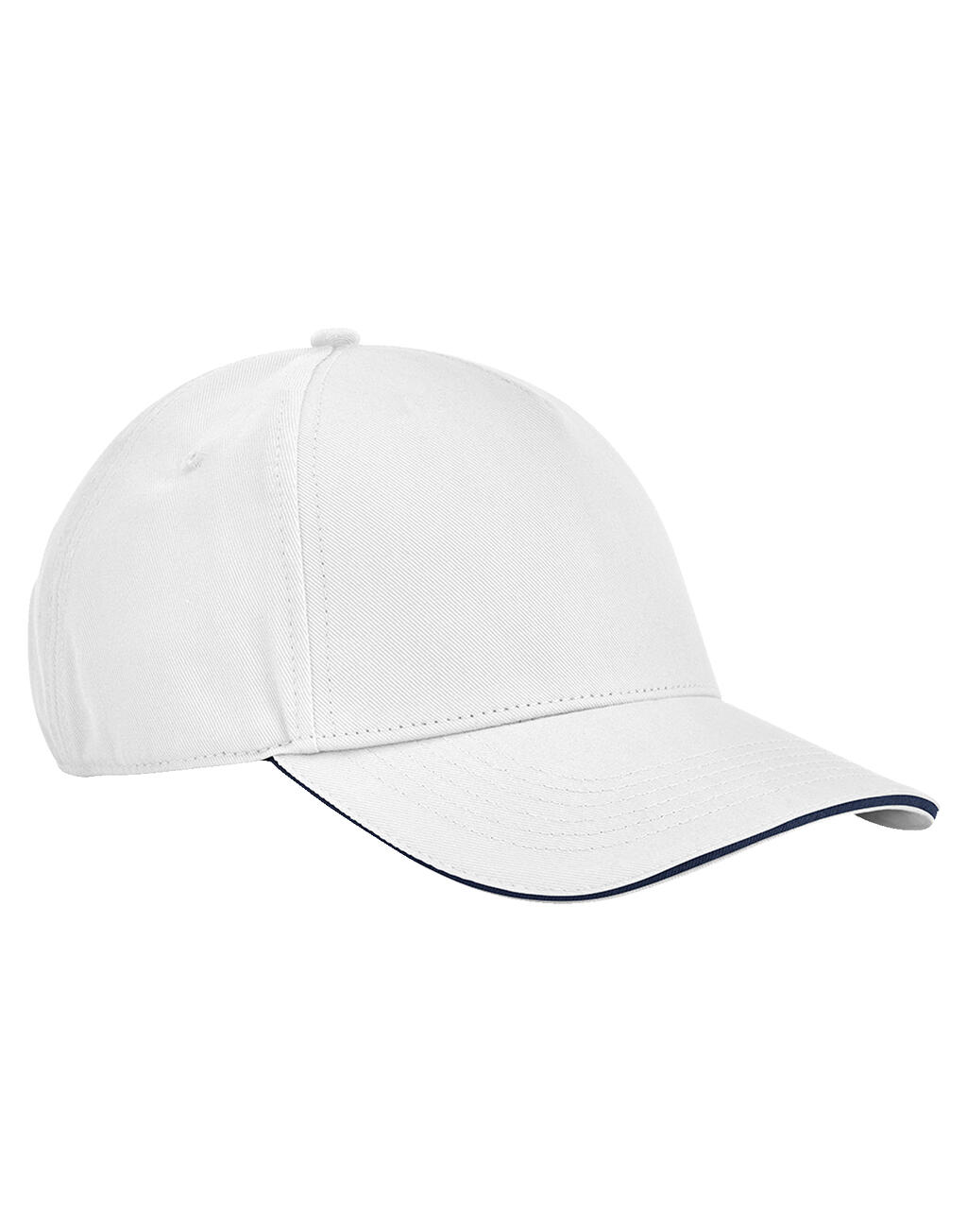 Gorra. EarthAware® Clas. Algodón Org. Sandwich P. White/French Navy