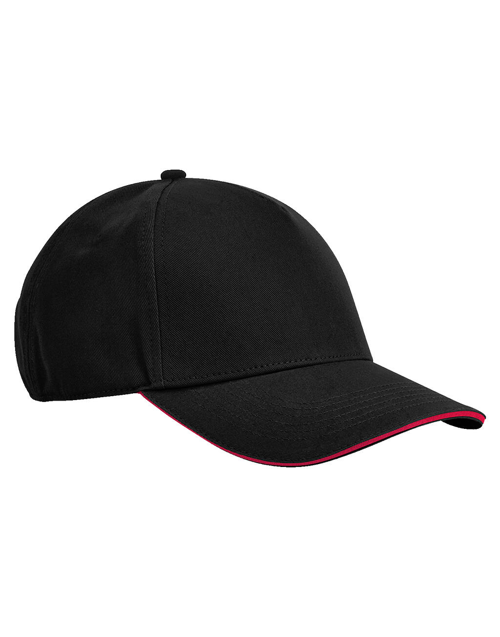 Gorra. EarthAware® Clas. Algodón Org. Sandwich P. Black/Classic Red