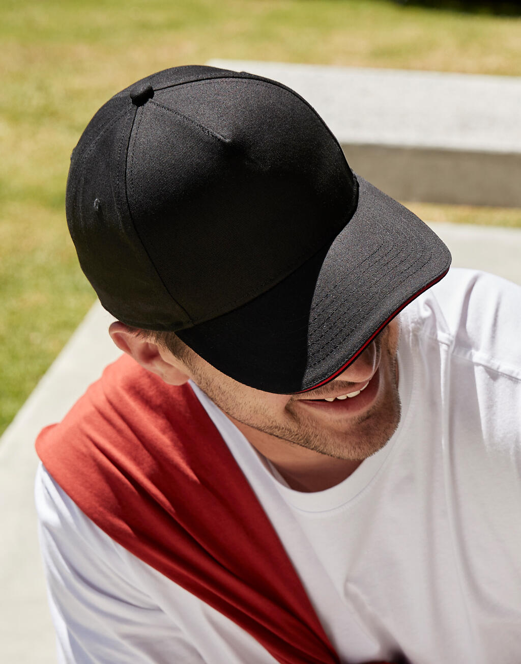  Beechfield Gorra. EarthAware® Clas. Algodón Org. Sandwich P.otro