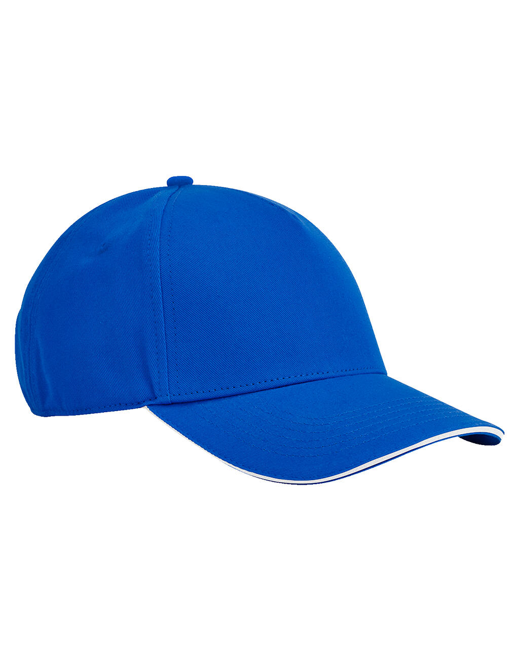 Gorra. EarthAware® Clas. Algodón Org. Sandwich P. Bright Royal/White