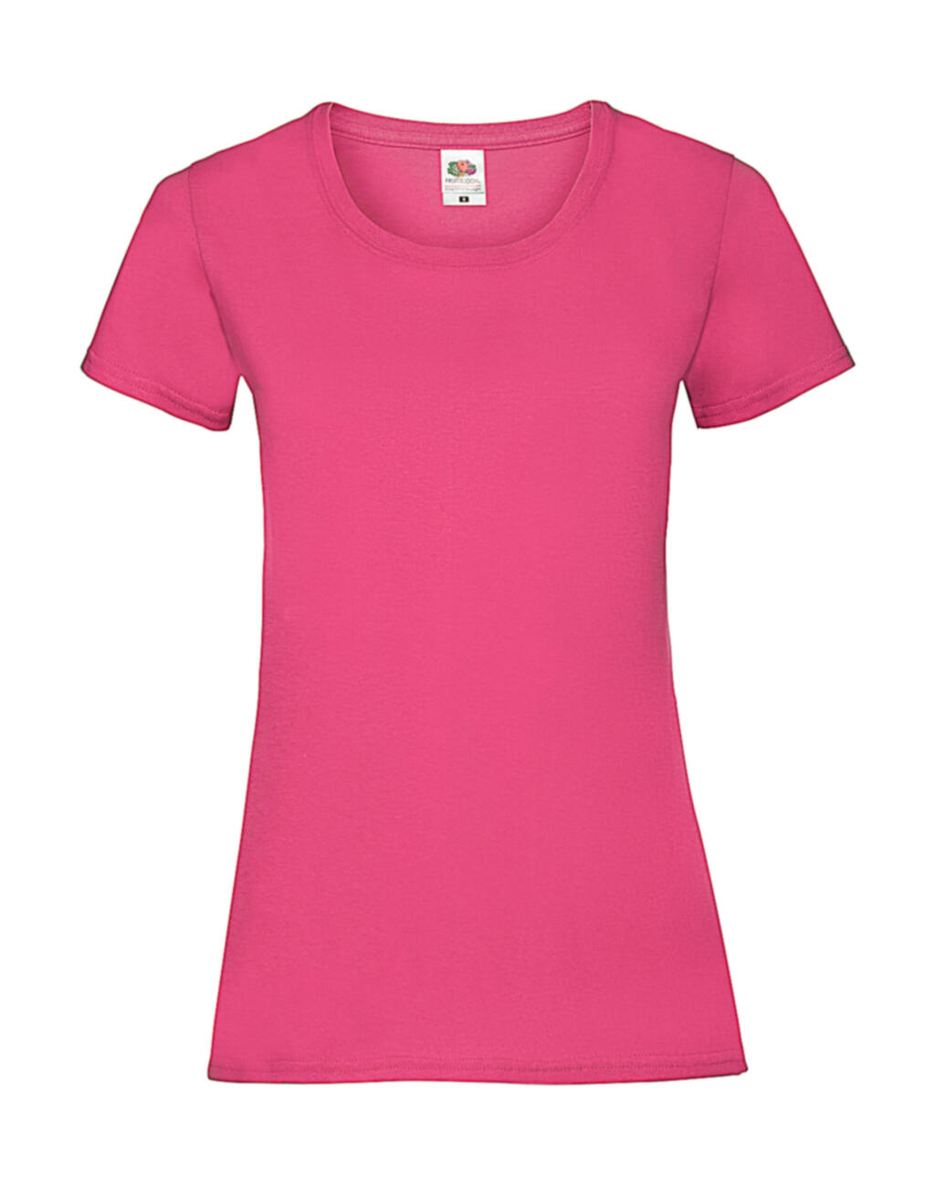 Camiseta Valueweight corte femenino Fuchsia