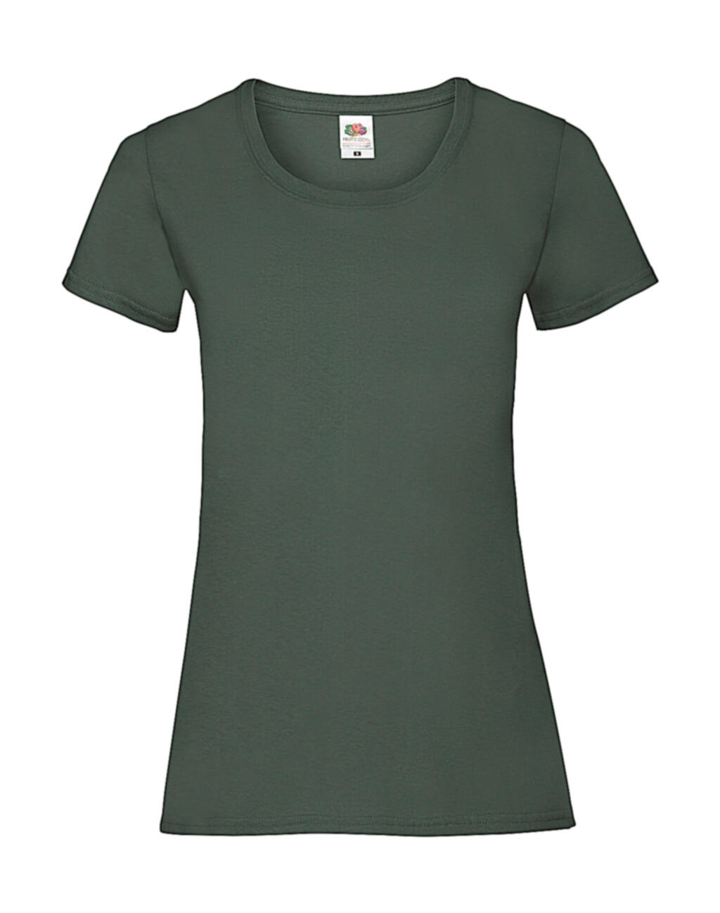 Camiseta Valueweight corte femenino Bottle Green