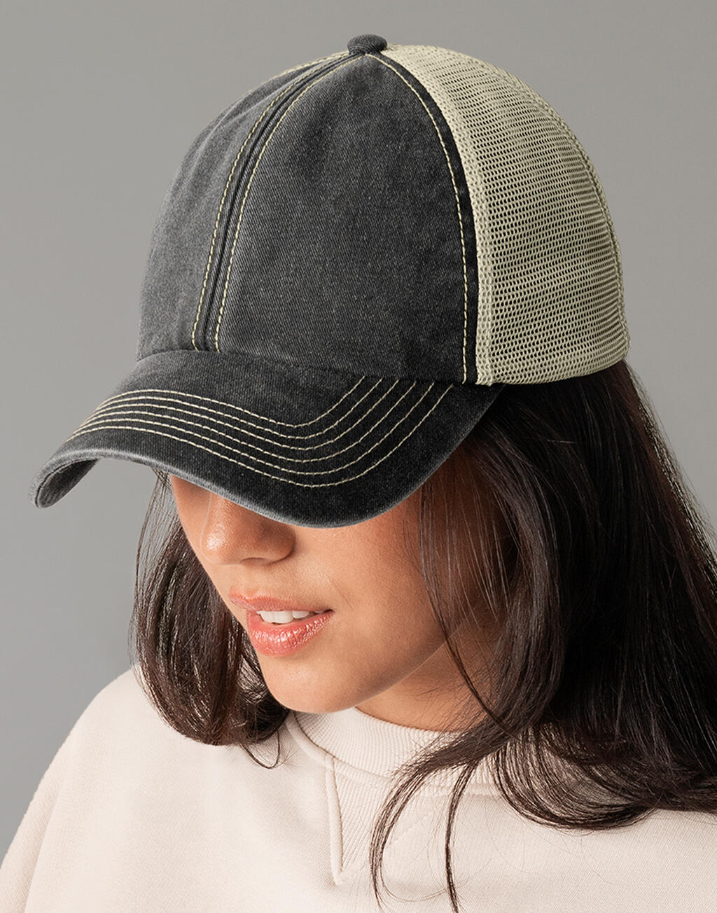  Beechfield Gorra Trucker Vintage de 6 panelesotro