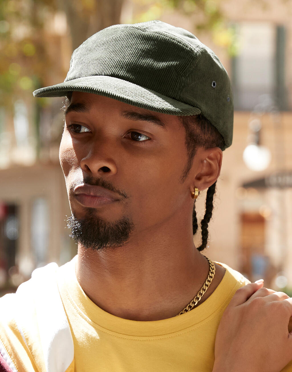 Beechfield Gorra Camper Cord EarthAware® Orgánica