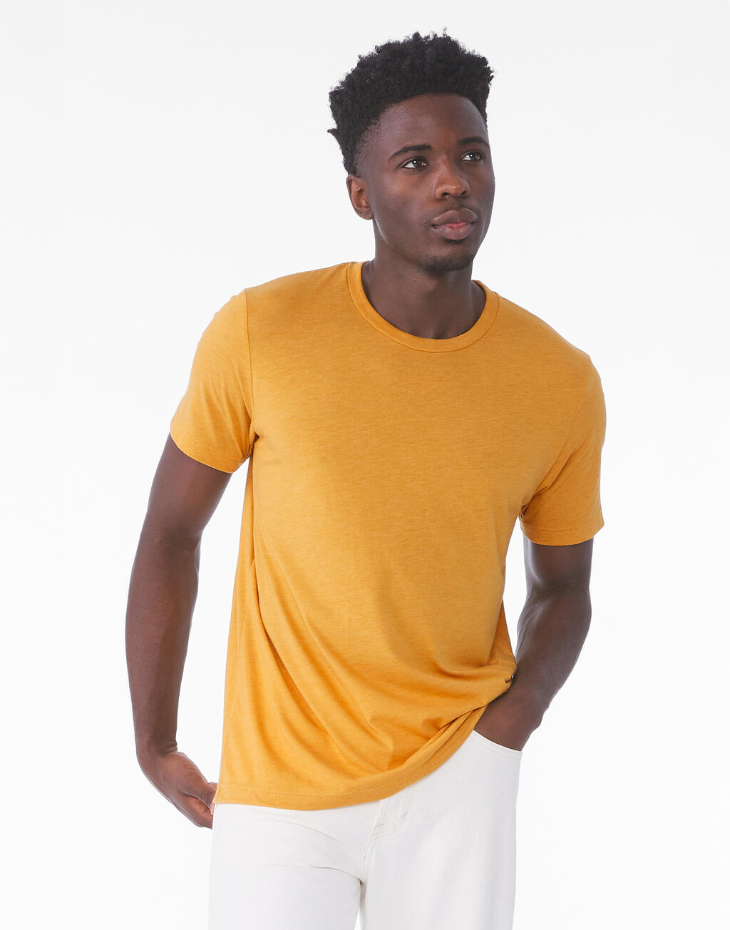 Camiseta triblend 135gr manga corta unisex