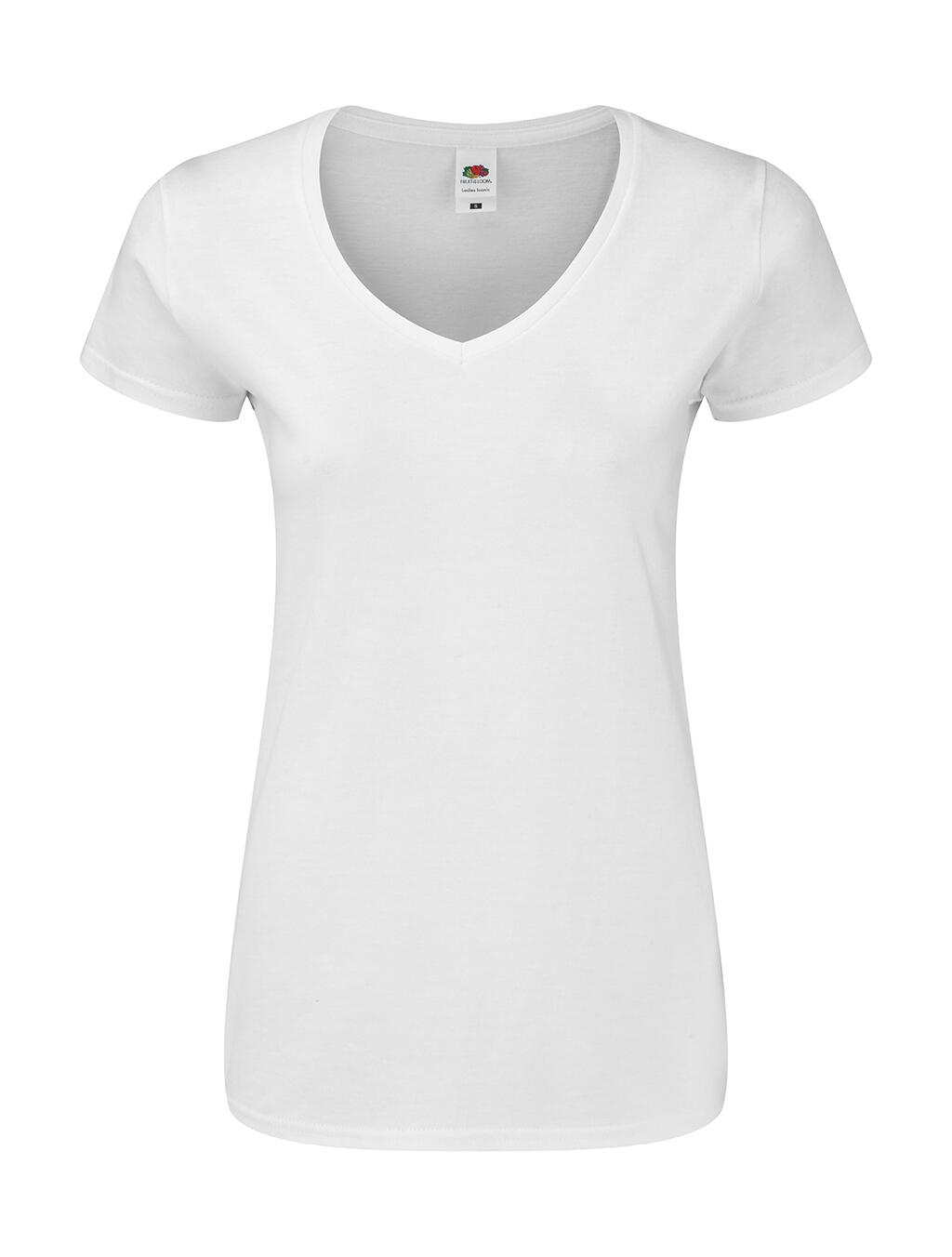 Camiseta Iconic cuello V 150 mujer White