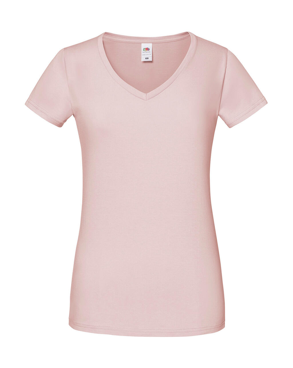 Camiseta Iconic cuello V 150 mujer Powder Rose