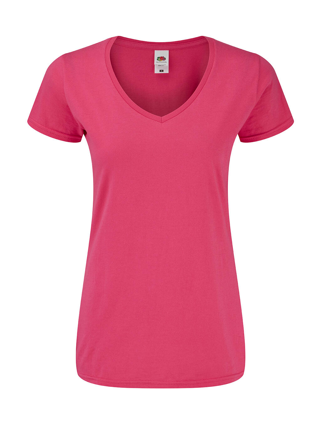 Camiseta Iconic cuello V 150 mujer Fuchsia