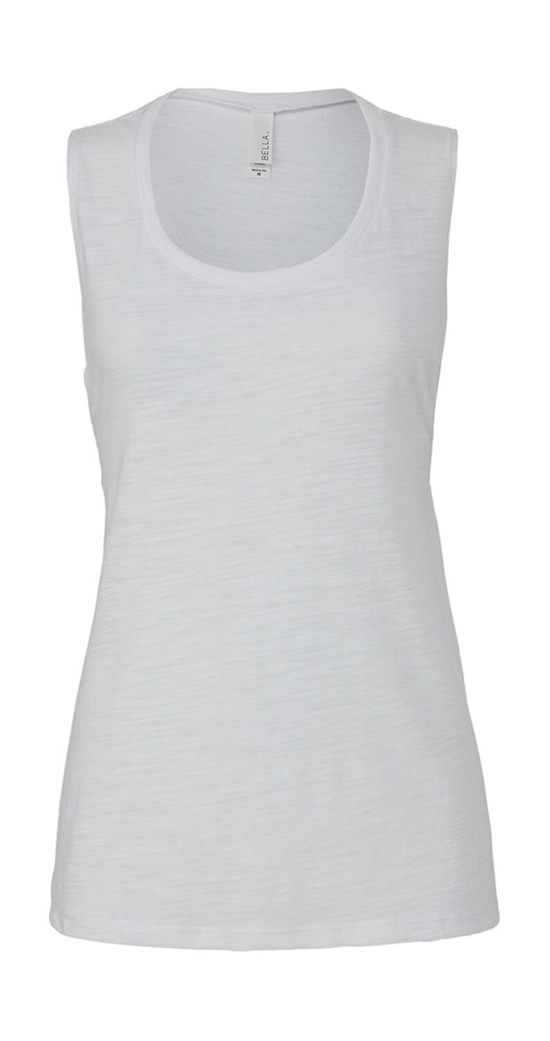 Camiseta tirantes holgada White Marble