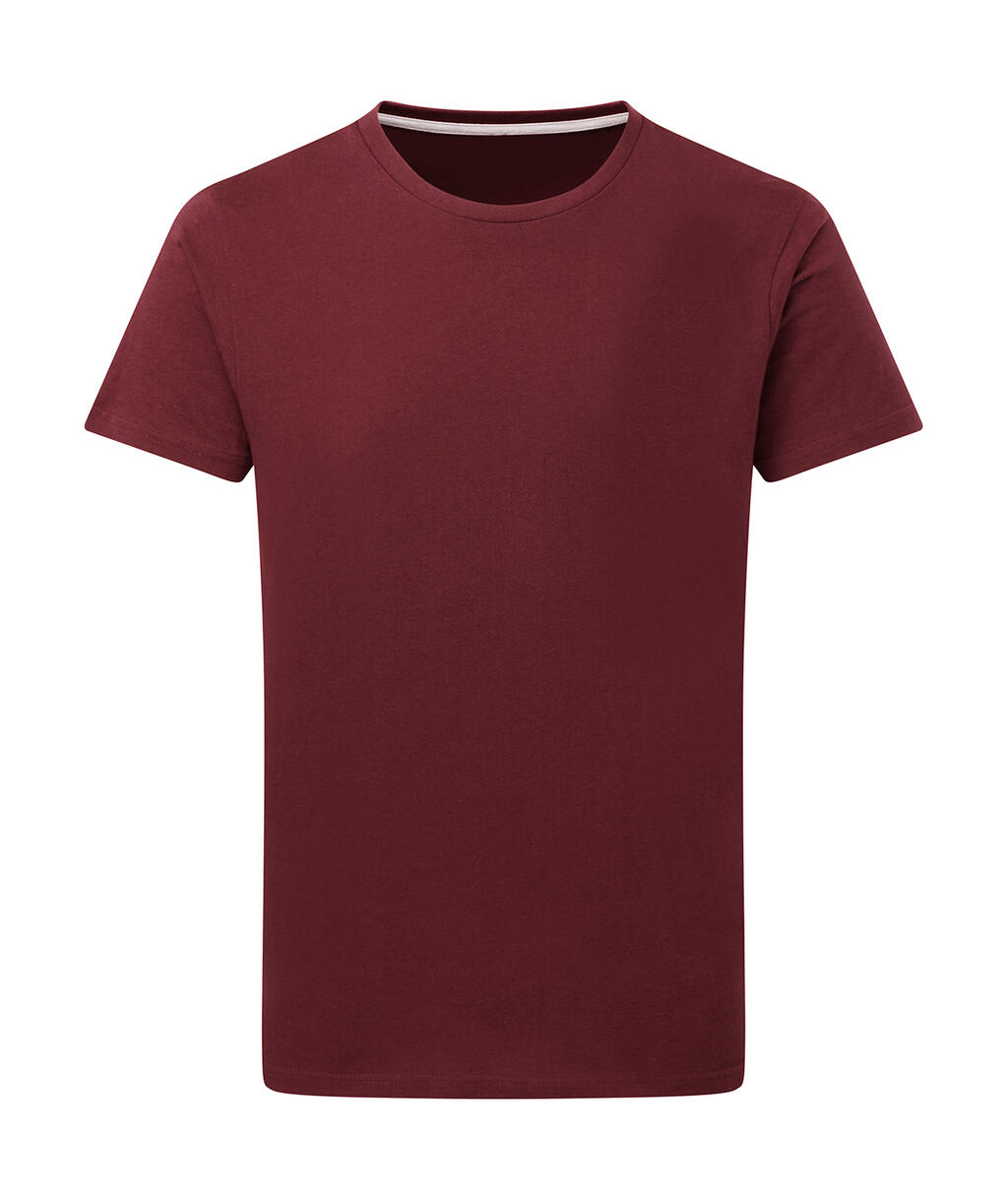 Camiseta Signature sin etiqueta Burgundy
