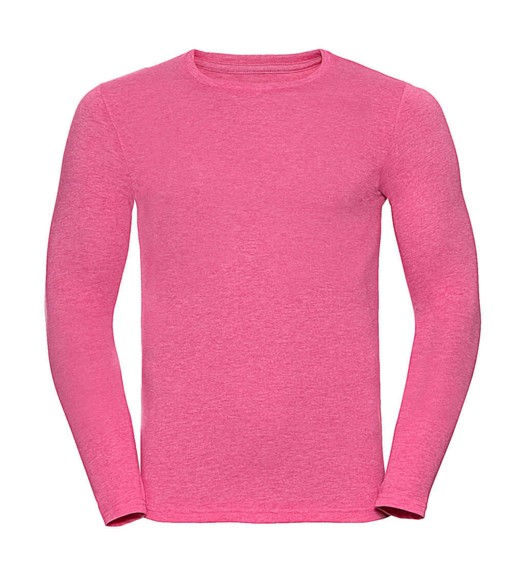 Camiseta HD manga larga hombre Pink Marl