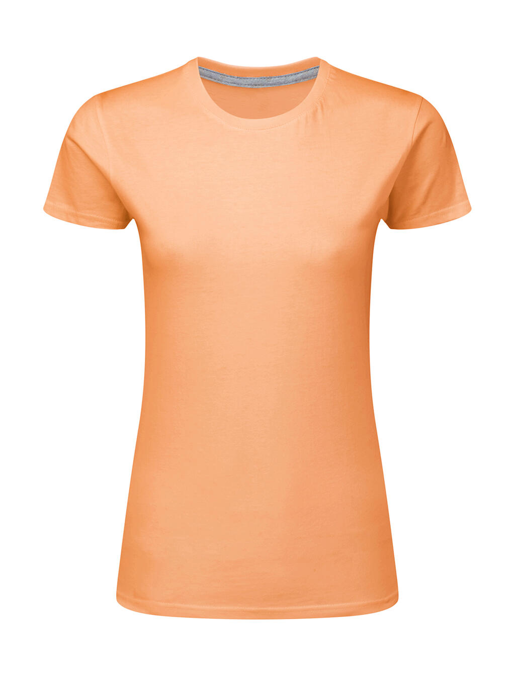 Camiseta mujer Perfect Print sin etiqueta Cantaloupe
