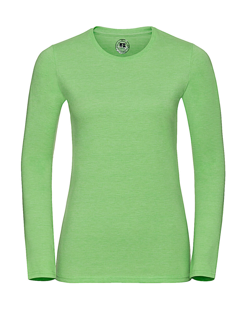 Camiseta HD manga larga mujer Green Marl