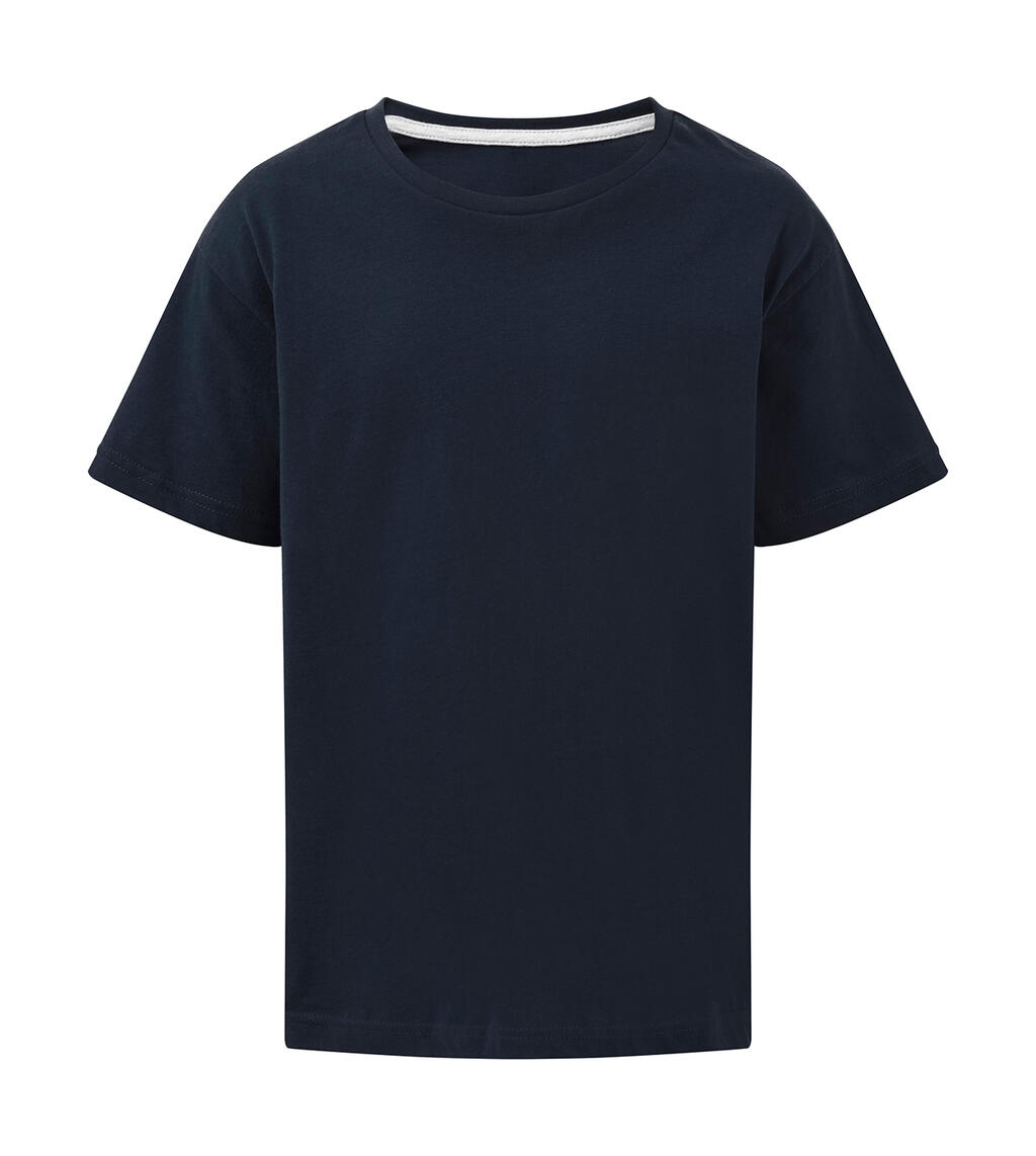 Camiseta niño Signature sin etiqueta Navy