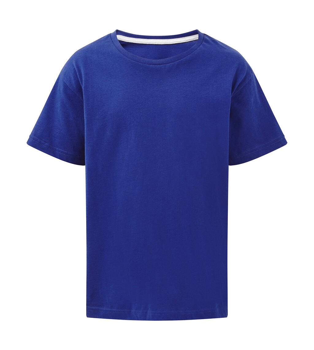 Camiseta niño Signature sin etiqueta Royal Blue