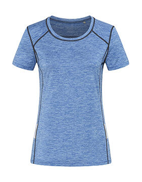 Camiseta deporte Reflect reciclado mujer  Blue Heather
