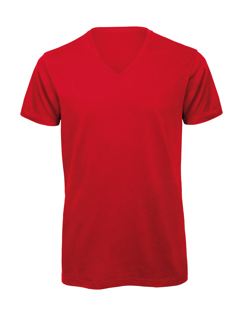 Camiseta Orgánica Inspire cuello V hombre Red