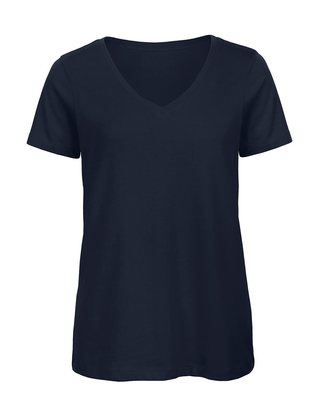 Camiseta Orgánica Inspire cuello V mujer Navy