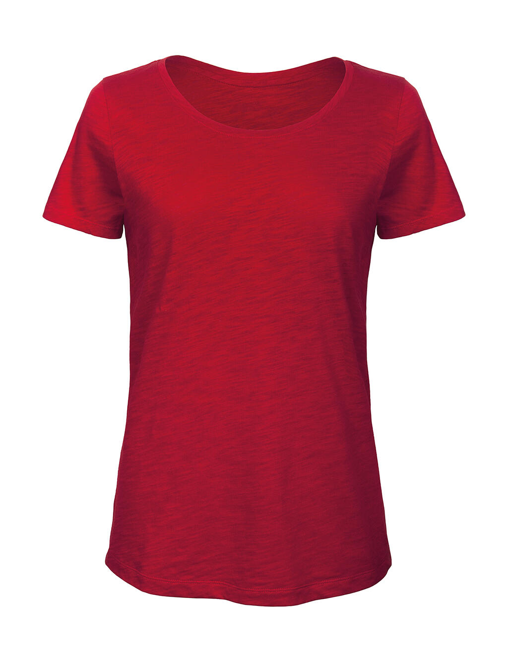 Camiseta Orgánica Inspire Slub mujer Chic Red