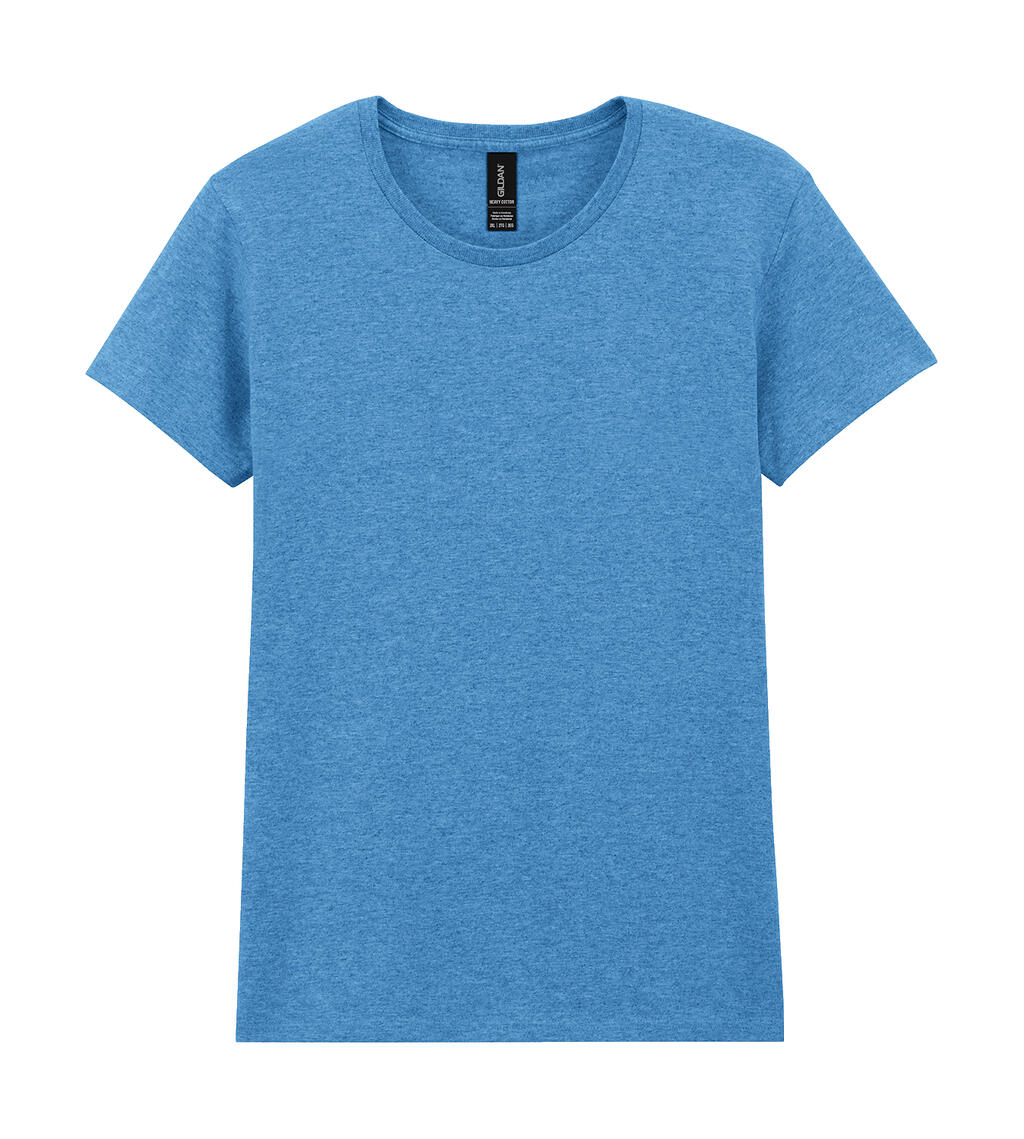 Camiseta Heavy Cotton mujer Heather Sapphire