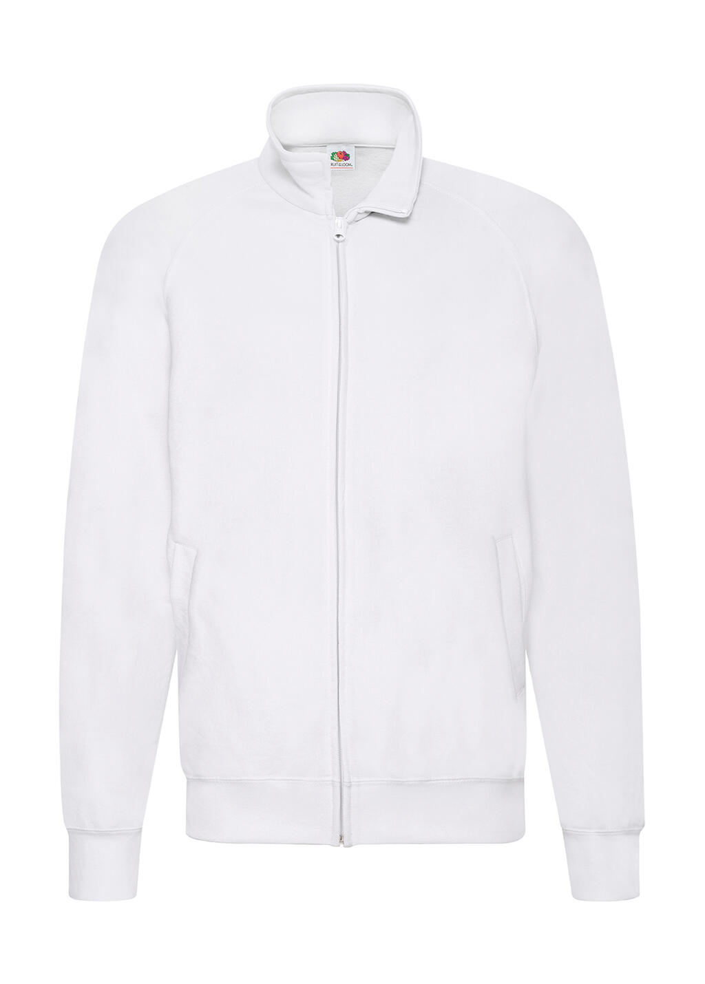 Sudadera Lightweight cremallera entera White