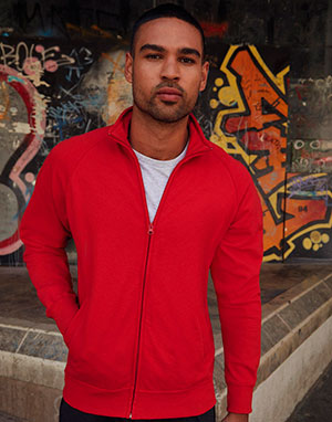 Fruit of the Loom Chaqueta cremallera light sin felpar con bolsillos Chaqueta light
